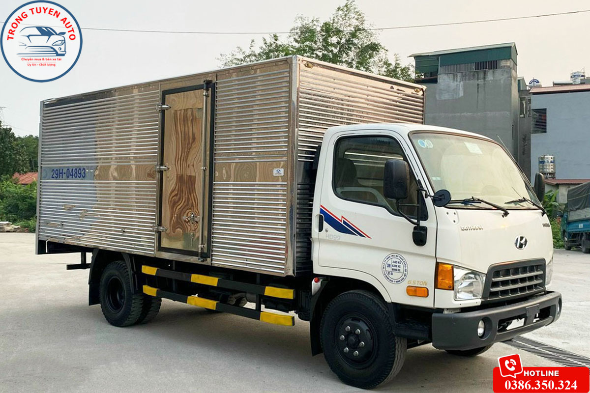 Xe tải cũ Hyundai HD99 thùng kín tải trọng 6t5