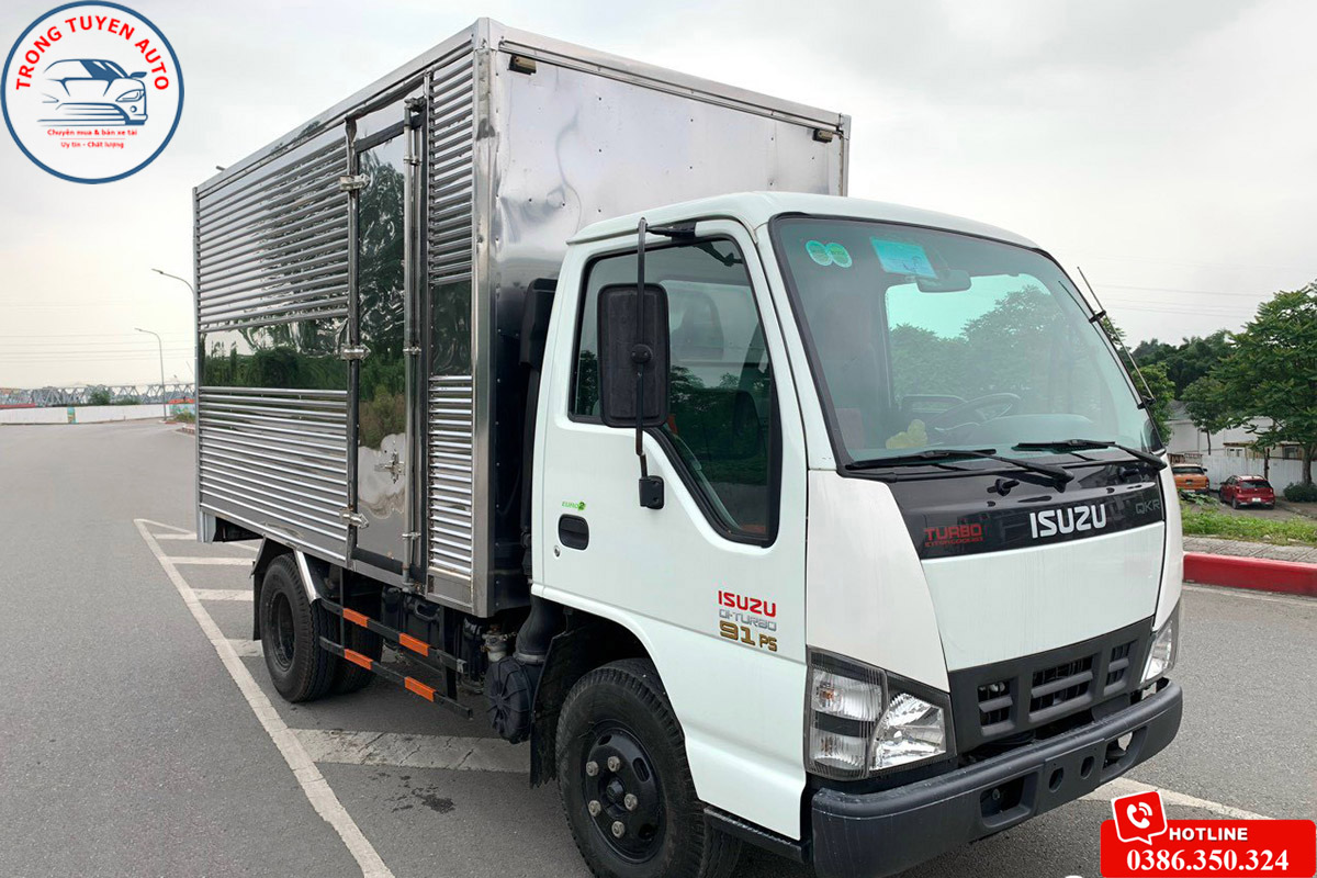 Xe tải cũ Isuzu 91Ps tải trọng 2 tấn đời 2017
