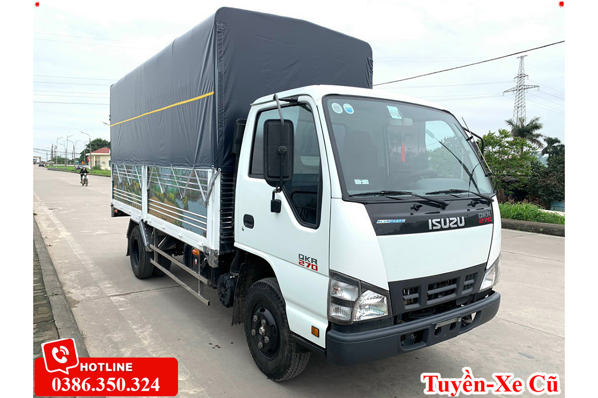 Xe tải cũ Isuzu QKR 270 tải trọng 2 tấn đời 2019