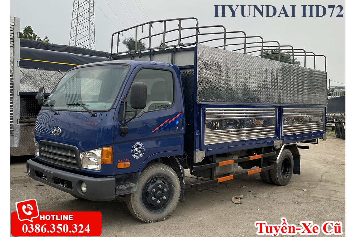 Xe tải cũ 3T5 Hyundai HD72 đời 2015