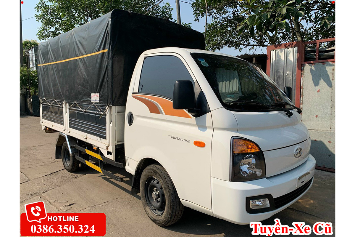 xe tải cũ Hyundai Porter 150 tải 1T5 thùng bạt
