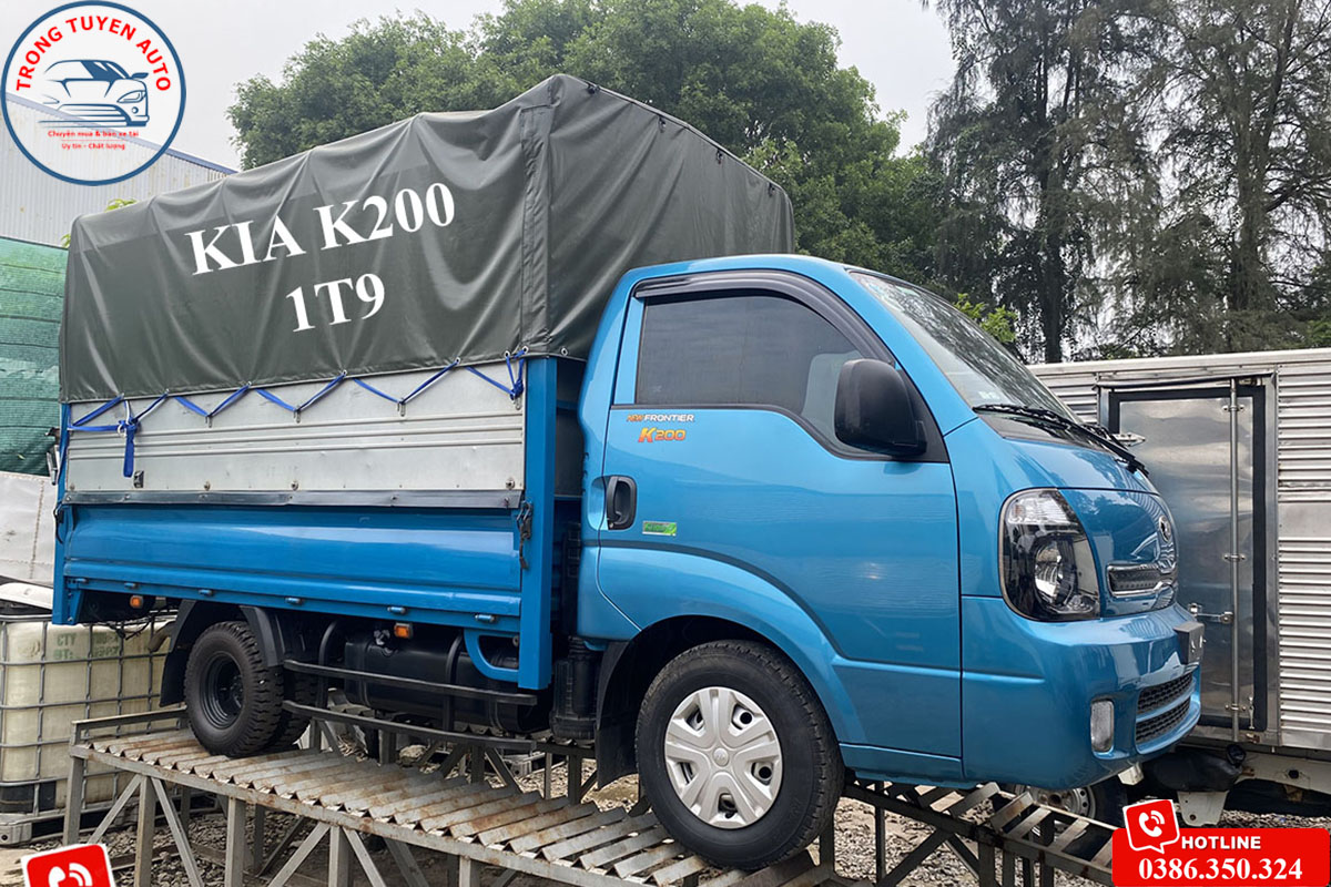 Xe tải KIA K200 đời 2019 tải trọng 1T9 thùng dài 3m2
