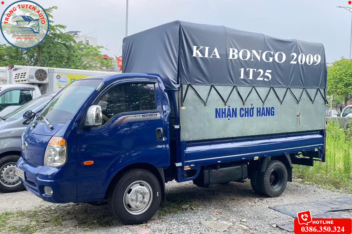 Xe tải cũ KIA Bongo đời 2009 tải 1T25