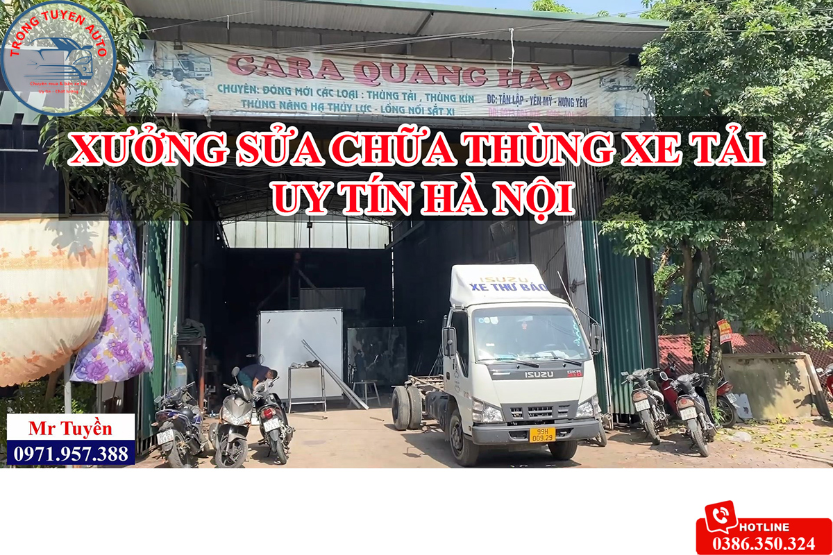Gara Quang Hào - Xưởng đóng thùng xe tải inox giá rẻ