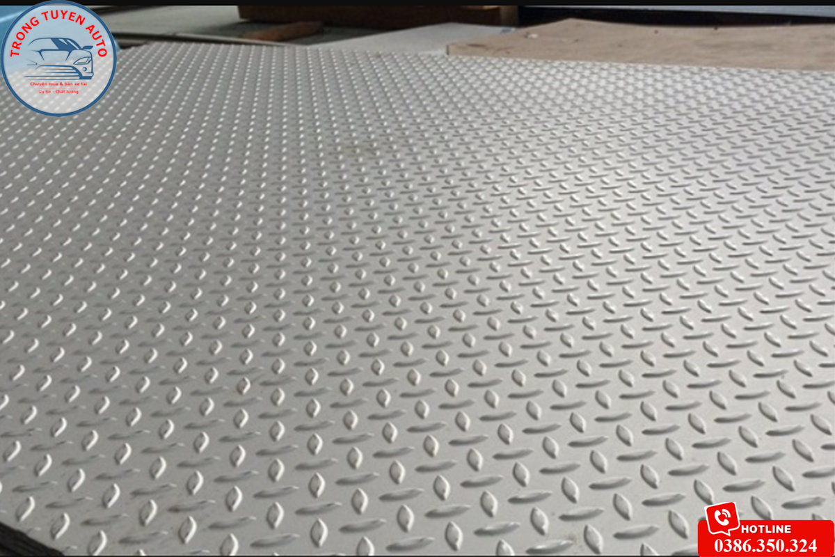 Sản thùng xe tải loại nhám lá me