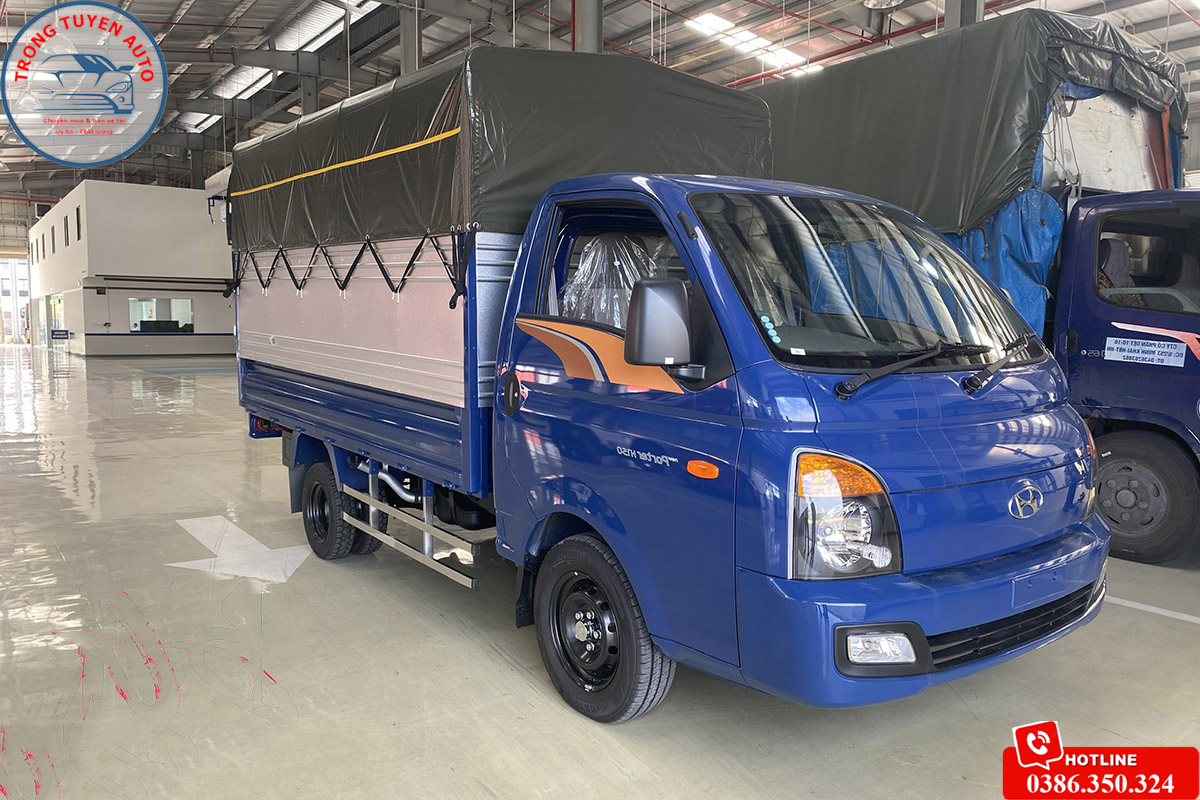 xe tải hyundai porter 150 thùng mui bạt