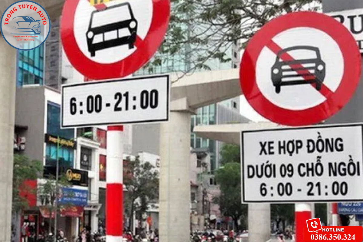 Biến báo giao thông cấm giờ