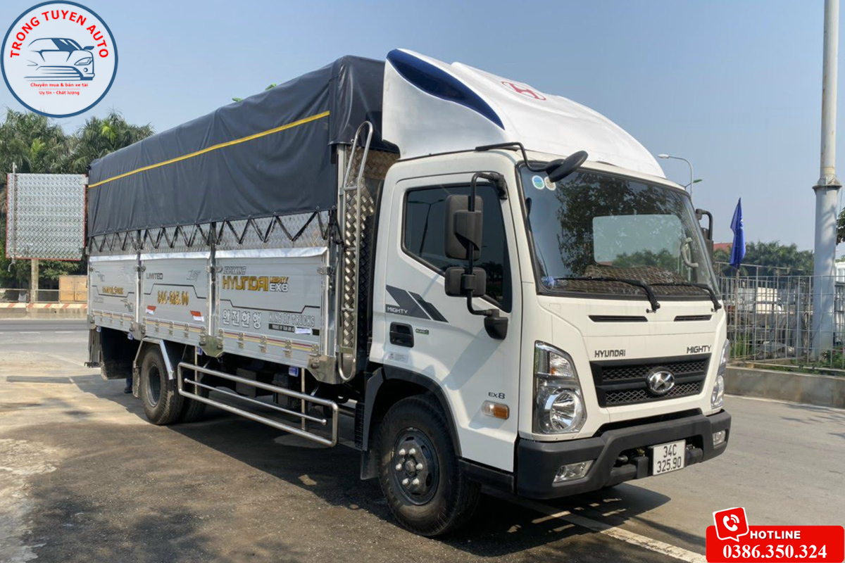 Mui gió xe tải Hyundai EX8