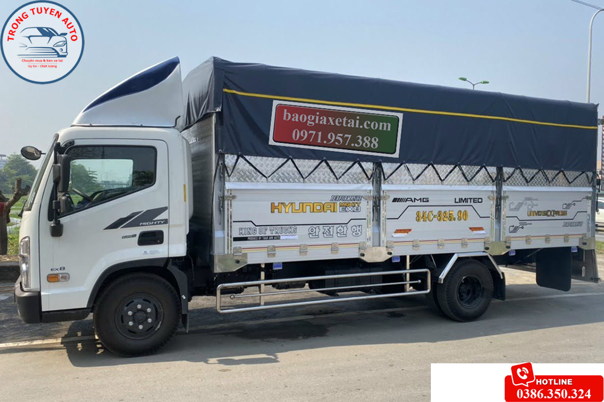 Mui gió xe tải Hyundai EX8