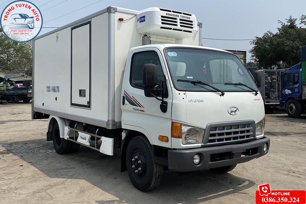 xe tải đông lạnh cũ 3.5 tấn nâng tải Hyundai HD650