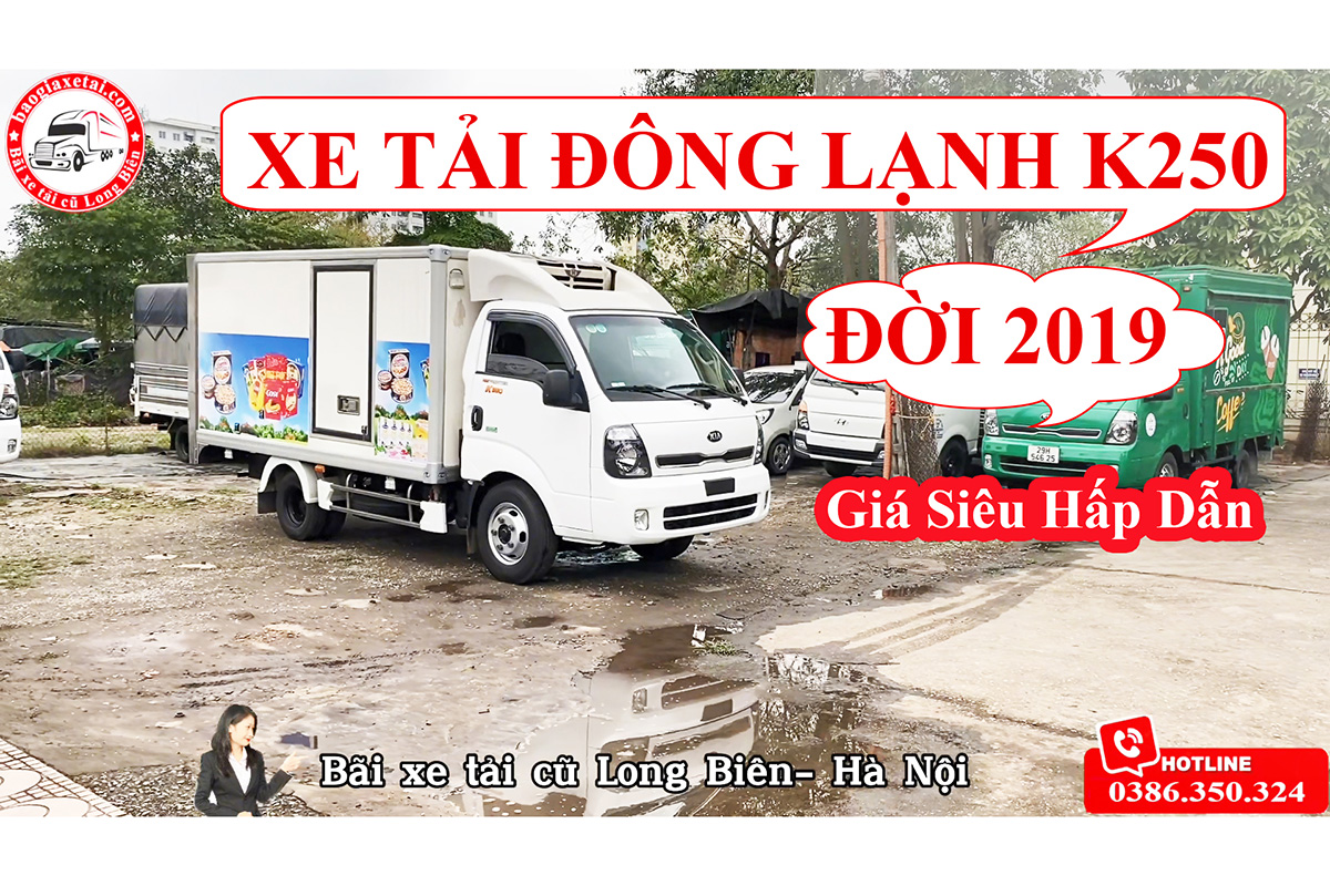 xe tải đông lạnh cũ 2 tấn KIA K250
